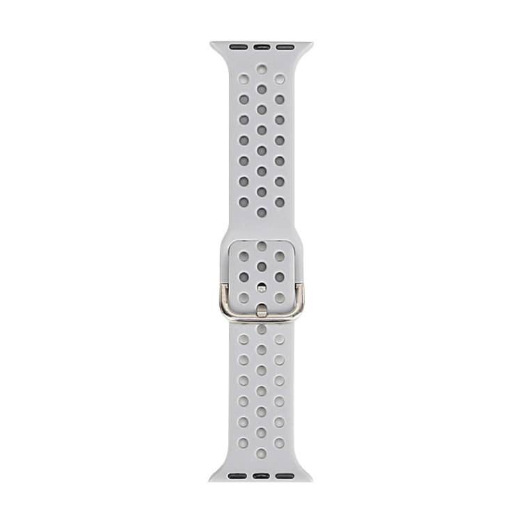 Correia de substituição em silicone para Apple Watch Series, 7 45mm / 6 & SE & 5 & 4 44mm / 3 & 2 & 1 42mm