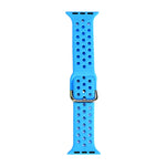 Correia de substituição em silicone para Apple Watch Series, 7 45mm / 6 & SE & 5 & 4 44mm / 3 & 2 & 1 42mm