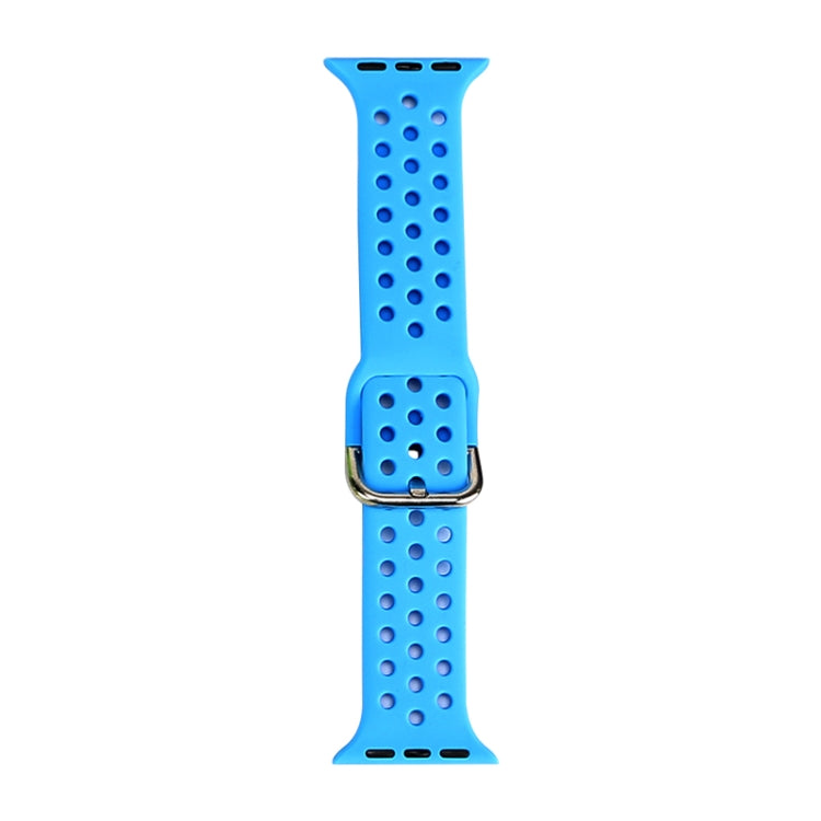 Correia de substituição em silicone para Apple Watch Series, 7 45mm / 6 & SE & 5 & 4 44mm / 3 & 2 & 1 42mm
