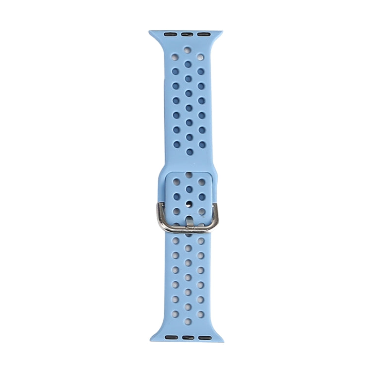 Correia de substituição em silicone para Apple Watch Series, 7 45mm / 6 & SE & 5 & 4 44mm / 3 & 2 & 1 42mm