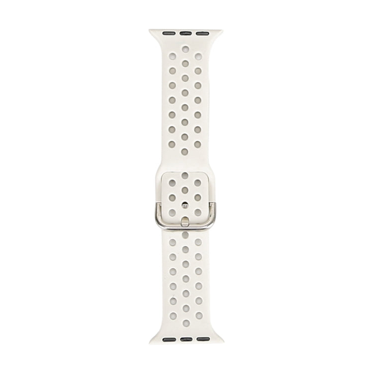 Correia de substituição em silicone para Apple Watch Series, 7 45mm / 6 & SE & 5 & 4 44mm / 3 & 2 & 1 42mm
