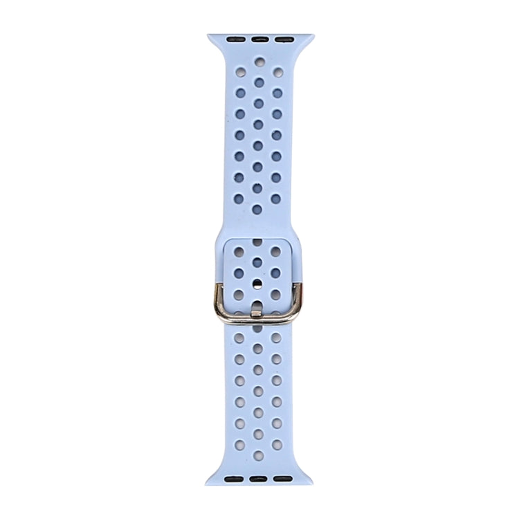 Correia de substituição em silicone para Apple Watch Series, 7 45mm / 6 & SE & 5 & 4 44mm / 3 & 2 & 1 42mm