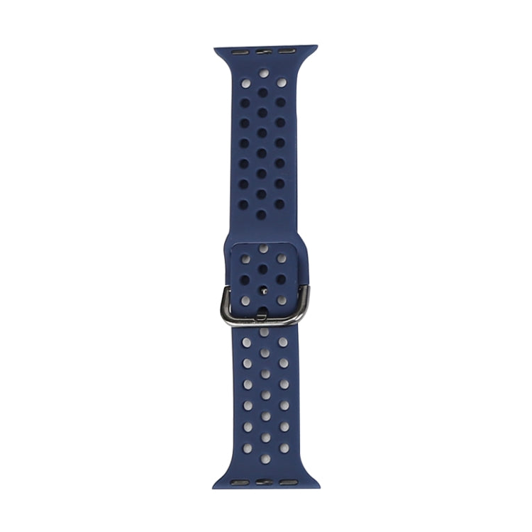 Correia de substituição em silicone para Apple Watch Series, 7 45mm / 6 & SE & 5 & 4 44mm / 3 & 2 & 1 42mm
