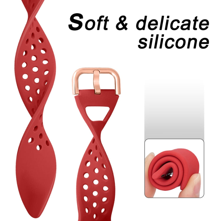 Correia de substituição em silicone para Apple Watch Series, 7 45mm / 6 & SE & 5 & 4 44mm / 3 & 2 & 1 42mm
