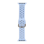 Silicone Replacement Watchband For Apple Watch Series, 7 41mm / 6 & SE & 5 & 4 40mm / 3 & 2 & 1 38mm