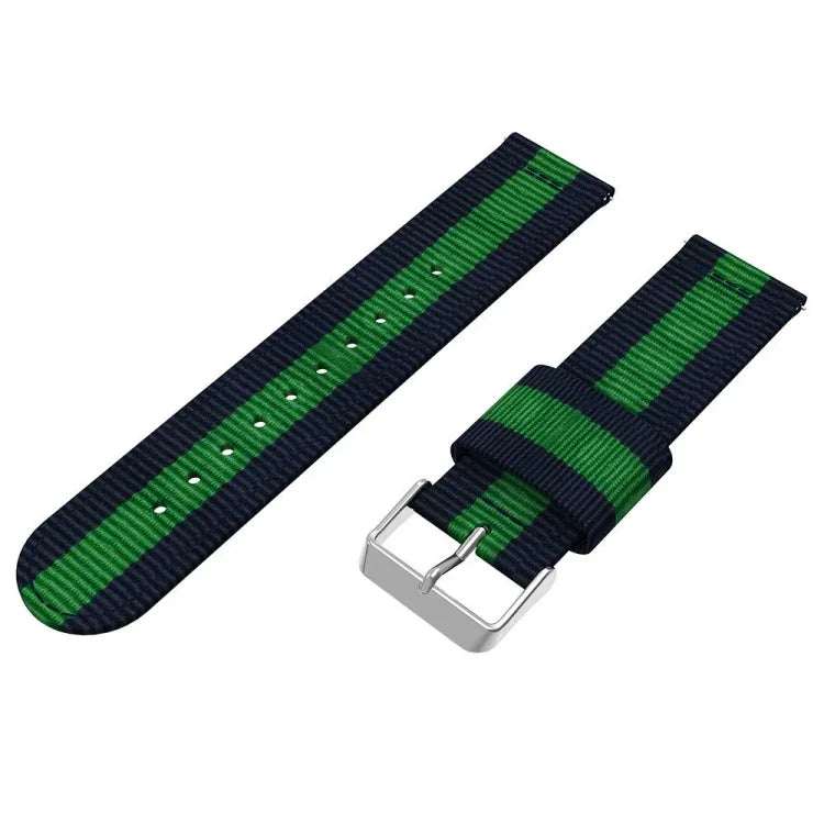 For Samsung Galaxy Watch4 40/44mm & Watch4 Classic 42/46mm Split Nylon Replacement Strap Watchband