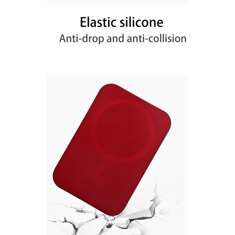 Capa Ultra-Fina de Silicone Magsafing para Bateria Magsafe