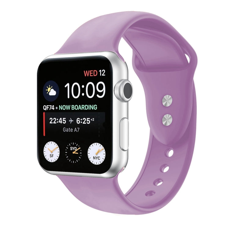 Correia de substituição em silicone com dupla fivela para Apple Watch Series, 7 45mm / 6 & SE & 5 & 4 44mm / 3 & 2 & 1 42mm, 7 41mm / 6 & SE & 5 & 4 40mm / 3 & 2 & 1 38mm