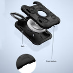 Capa Protetora de TPU com Fibra de Carbono Anti-riscos e Anti-impacto Tank Armor com Argola de Chaveiro, Para AirTag