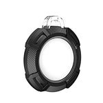 Capa Protetora Resistente Anti-riscos e Amortecedora 2 em 1 de Fibra de Carbono com Argola para Chaves, Para AirTag