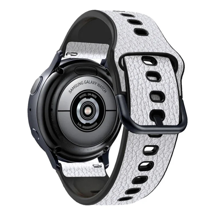 Correia de Substituição em Pele de Vaca de Duas Camadas, 20mm, 22mm
