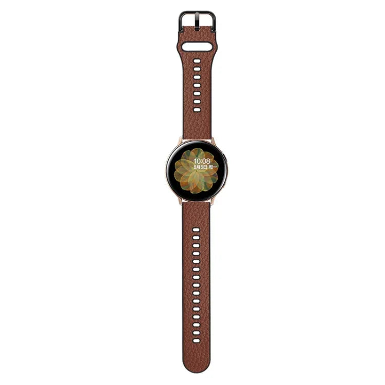 Correia de Substituição em Pele de Vaca de Duas Camadas, 20mm, 22mm