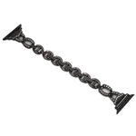 Pulseira de Substituição em Aço Inoxidável Diamante para Apple Watch Series, 7 41mm / 6 & SE & 5 & 4 40mm / 3 & 2 & 1 38mm, 7 45mm / 6 & SE & 5 & 4 44mm / 3 & 2 & 1 42mm