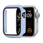Capa protetora anti-choque em PC+vidro temperado com caixa embalada para Apple Watch 44mm (Laranja), para Apple Watch Series 6 / 5 / 4 / Watch SE 44mm, para Apple Watch Series 6 & SE & 5 & 4 44mm, para Apple Watch Series 3 & 2 & 1 42mm