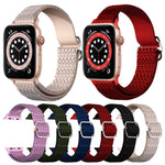 Pulseira substituta elástica ajustável com textura rombóide para Apple Watch Series, 7 41mm / 6 & SE & 5 & 4 40mm / 3 & 2 & 1 38mm, 7 45mm / 6 & SE & 5 & 4 44mm / 3 & 2 & 1 42mm