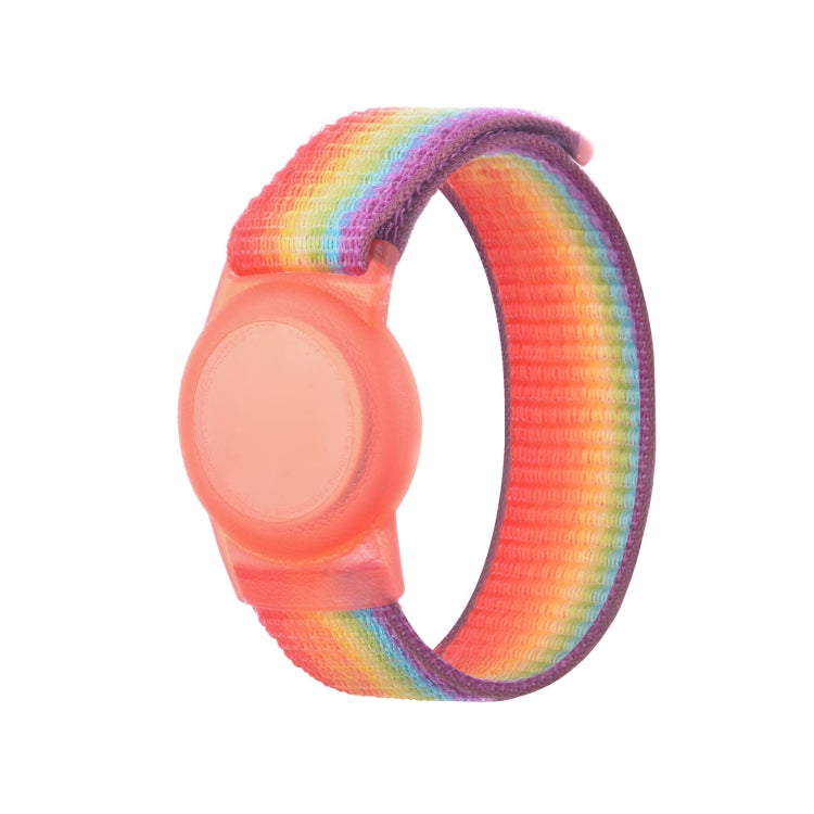 Pulseira de Nylon Anti-riscos e Amortecedora com Capa Protetora TPU, Para AirTag