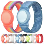 Pulseira de Nylon Anti-riscos e Amortecedora com Capa Protetora TPU, Para AirTag