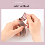 Pulseira de Nylon Anti-riscos e Amortecedora com Capa Protetora TPU, Para AirTag