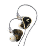 KZ ZAS Auricular com Fio Intra-auricular de Ferro em Anel de 16 Unidades, Versão Standard ZAS (Branco), Versão Standard ZAS (Preto), Versão com Microfone ZAS (Branco), Versão com Microfone ZAS (Preto)