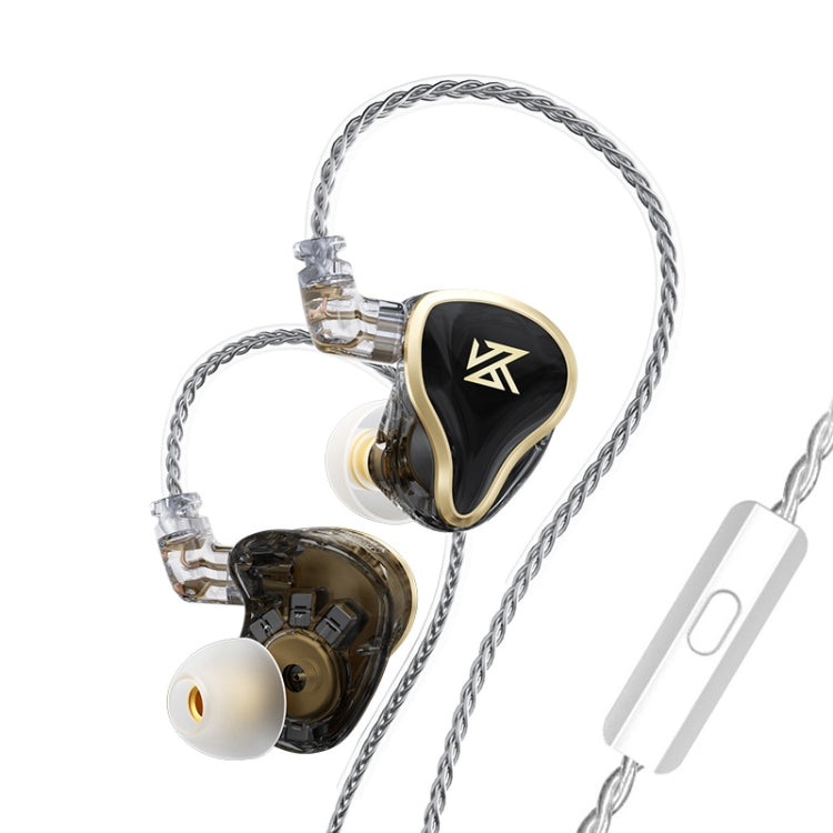 KZ ZAS Auricular com Fio Intra-auricular de Ferro em Anel de 16 Unidades, Versão Standard ZAS (Branco), Versão Standard ZAS (Preto), Versão com Microfone ZAS (Branco), Versão com Microfone ZAS (Preto)