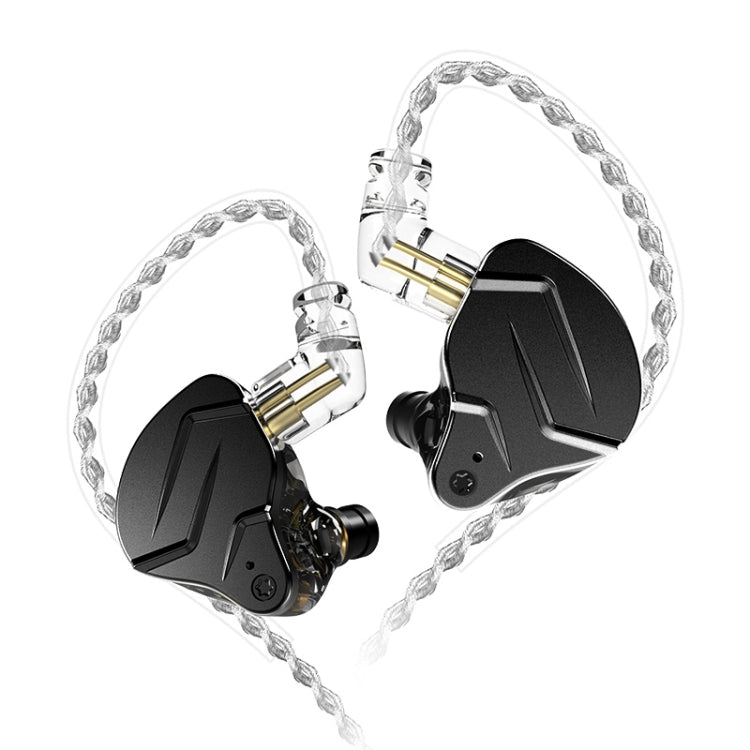 KZ ZSN Pro X Auricular com Fio Intra-auricular de Ferro em Anel com Unidade Híbrida de Metal, Versão Standard ZSN Pro X (Preto), Versão Standard ZSN Pro X (Dourado), Versão com Microfone ZSN Pro X (Preto), Versão com Microfone ZSN Pro X (Dourado)