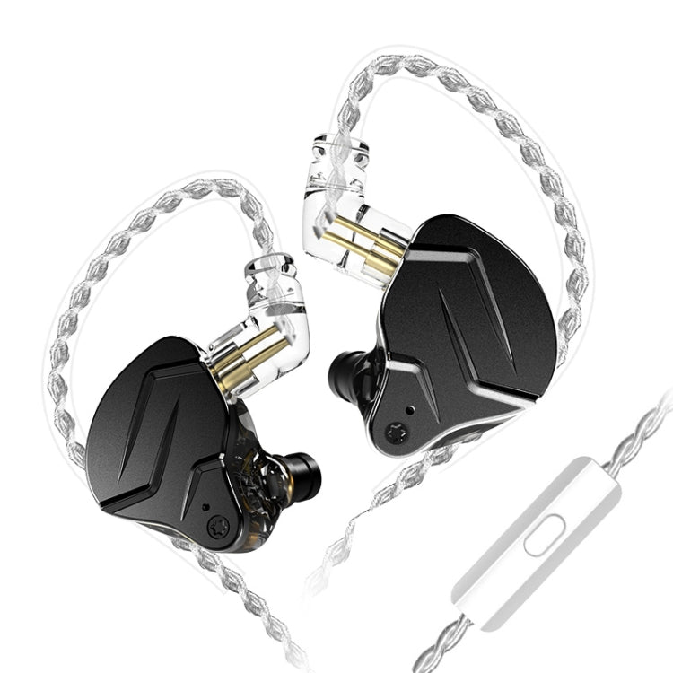 KZ ZSN Pro X Auricular com Fio Intra-auricular de Ferro em Anel com Unidade Híbrida de Metal, Versão Standard ZSN Pro X (Preto), Versão Standard ZSN Pro X (Dourado), Versão com Microfone ZSN Pro X (Preto), Versão com Microfone ZSN Pro X (Dourado)