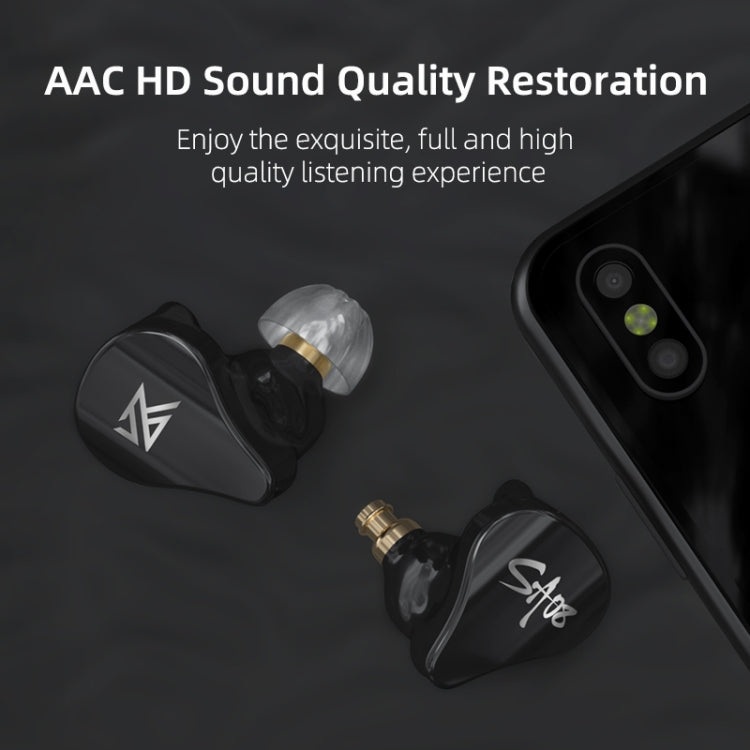 KZ SA08 Auricular TWS Bluetooth Intra-auricular com Quatro Unidades 5BA Balance Armature Sem Fios, SA08