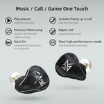 KZ SA08 Auricular TWS Bluetooth Intra-auricular com Quatro Unidades 5BA Balance Armature Sem Fios, SA08