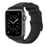 Bracelete de Relógio em Pele Genuína com Cera de Óleo, Para Apple Watch Série 8&7 41mm / SE 2&6&SE&5&4 40mm / 3&2&1 38mm, Para Apple Watch Série 7 41mm / 6 & SE & 5 & 4 40mm / 3 & 2 & 1 38mm