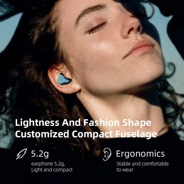 Auricular Desportivo Intra-auricular Sem Fios com Tecnologia Híbrida 1DD+1BA Bluetooth 5.2
