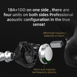 KZ Z3 Auricular TWS Intra-auricular com Tecnologia Híbrida 1DD+1BA Bluetooth 5.2 com Redução de Ruído para Desporto