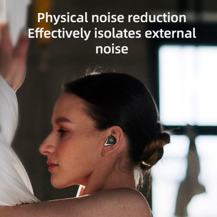 KZ Z3 Auricular TWS Intra-auricular com Tecnologia Híbrida 1DD+1BA Bluetooth 5.2 com Redução de Ruído para Desporto