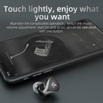 KZ Z3 Auricular TWS Intra-auricular com Tecnologia Híbrida 1DD+1BA Bluetooth 5.2 com Redução de Ruído para Desporto