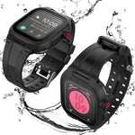 RedPepper Protetor de Ecrã Impermeável IP68 + Bracelete + Capa Protetora, Para Apple Watch Série 6 / 5 / 4 / Watch SE 44mm