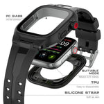 RedPepper Protetor de Ecrã Impermeável IP68 + Bracelete + Capa Protetora, Para Apple Watch Série 6 / 5 / 4 / Watch SE 44mm