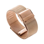 304 Stainless Steel Double Buckle Replacement Strap Watchband, 12mm, 14mm, 16mm, 18mm, 20mm, 22mm