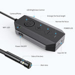 Y17 Câmara Endoscópica Digital Industrial HD WiFi com Dupla Lente 5MP 12mm Autofoco Zoomável, Cabo Rígido 1m, Cabo Rígido 3,5m, Cabo Rígido 5m, Cabo Rígido 10m