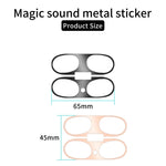 Autocolante Protetor Metálico Magic Sound para Auricular Bluetooth Sem Fios, Para Beats Studio Buds