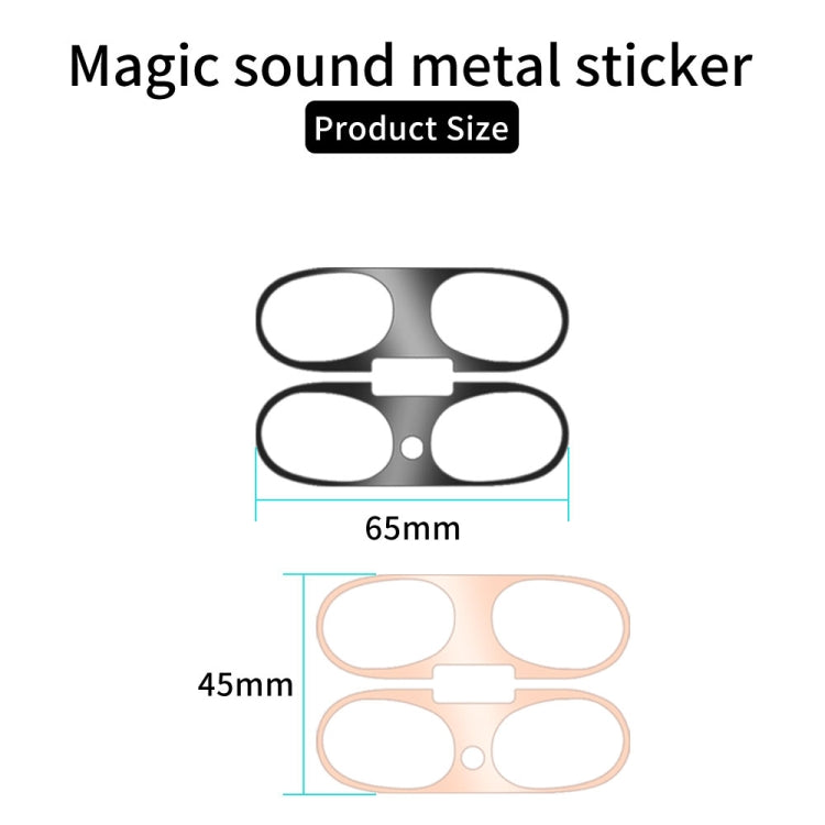 Autocolante Protetor Metálico Magic Sound para Auricular Bluetooth Sem Fios, Para Beats Studio Buds