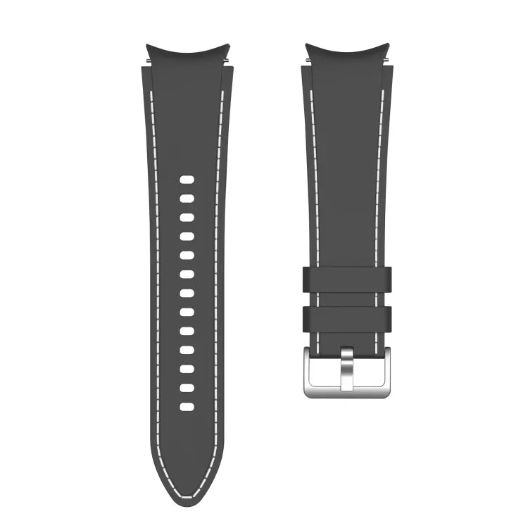 Correia de Substituição em Silicone com Costura, Para Samsung Galaxy Watch4 / Watch4 Classic