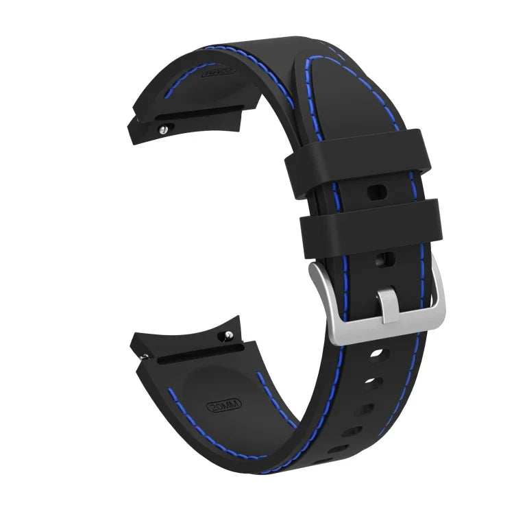 Correia de Substituição em Silicone com Costura, Para Samsung Galaxy Watch4 / Watch4 Classic