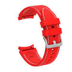 Correia de Substituição em Silicone com Costura, Para Samsung Galaxy Watch4 / Watch4 Classic