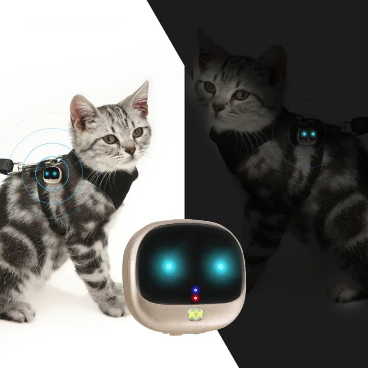 ReachFar RF-V47 IP67 Mini Rastreador GPS Multifuncional para Animais com Luz LED e Clipe Traseiro