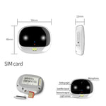 ReachFar RF-V47 IP67 Mini Rastreador GPS Multifuncional para Animais com Luz LED e Clipe Traseiro