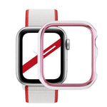 Capa protetora para relógio em PC com eletroforese bicolor, para Apple Watch Series 3 & 2 & 1 38mm