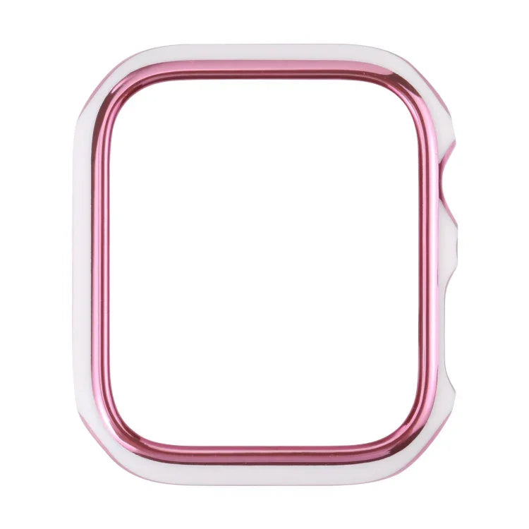 Capa protetora para relógio em PC com eletroforese bicolor, para Apple Watch Series 3 & 2 & 1 38mm