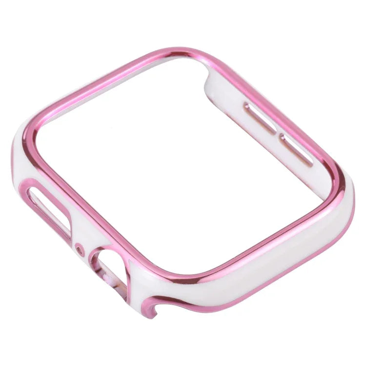 Capa protetora para relógio em PC com eletroforese bicolor, para Apple Watch Series 3 & 2 & 1 38mm