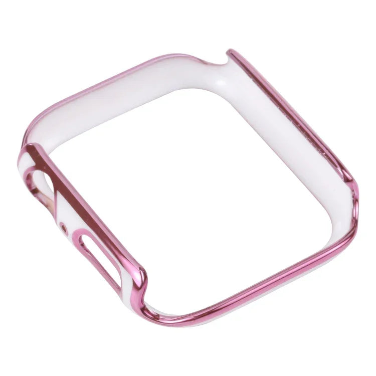 Capa protetora para relógio em PC com eletroforese bicolor, para Apple Watch Series 3 & 2 & 1 38mm