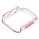 Capa protetora para relógio em PC com eletroforese bicolor, para Apple Watch Series 3 & 2 & 1 38mm