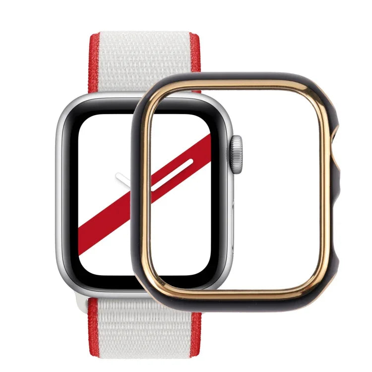 Capa protetora para relógio em PC com eletroforese bicolor, para Apple Watch Series 3 & 2 & 1 38mm